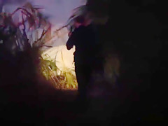 TWO gay cops SUCK and RIDE big black COCK outdoors HARDCORE