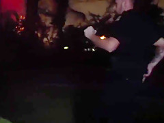 TWO gay cops SUCK and RIDE big black COCK outdoors HARDCORE