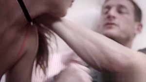 Taboo stepmom sharing dick with hairy teen 18+