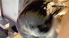 Taking All My Managers Cum Inside My Ass (while My Jealous Husband Is In The Phone)