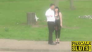 Tattoed Sex Cleo gets fucked hard by guys big fat cock