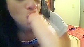 Tattooed Young amateur ebony babe Hola fucks her holes