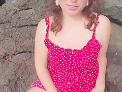 Teacher Makes Sex Education Video For Her students 18+! Outdoors!