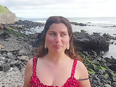 Teacher Makes Sex Education Video For Her students 18+! Outdoors!