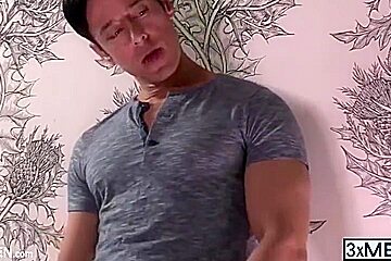 Teen 18+ Hunk Caught By Her New Stepdad Masturbating In Hi - Dimitri Kane And Rafael Alencar
