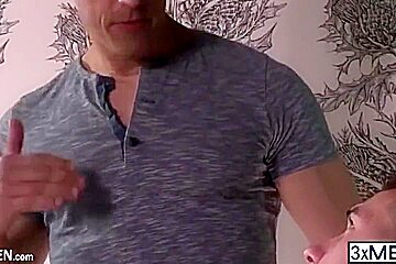 Teen 18+ Hunk Caught By Her New Stepdad Masturbating In Hi - Dimitri Kane And Rafael Alencar