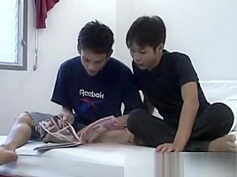 Thai boys in bed