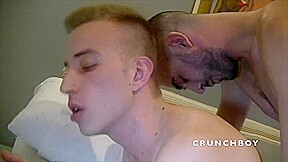 The Blond Twink James Silver Fucked Raw By Abraham - BarebackAndCreampie