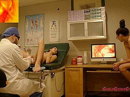The Sisters 1st Gyno Exam - Angel Santana and Aria Nicole - Part 2 of 2