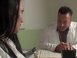 The Slutty Nurse Gets Screwed In The Doctors Office