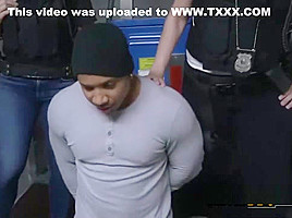 Thief is caught by perverted cops as he is trying to mug hot chick