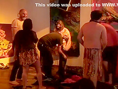 Three Couples Undressing Each Other