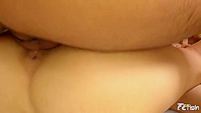 Three Horny Guys Pound A Japanese Girl With Shaved Pussy And Cum Inside Her