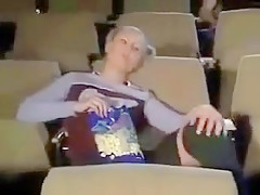 Threesome On The Cinema Bisex Boys