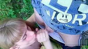 Throbbing oral creampie deep throat
