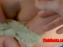 Tied, blondfolded and teased