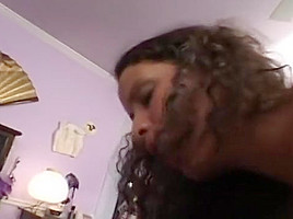 Tight White Poon Stretched By Dark Meat