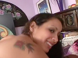 Tight White Poon Stretched By Dark Meat