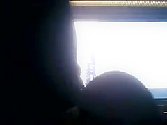 Train and outside masturbation