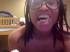 Tranny Chews up a Chocolate Canoli