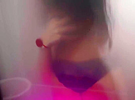 Tranny In Threesome Gets Anal Fucking In The Bathroom 8 Min