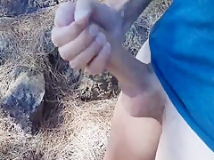 Trecking With My Buddy And Jerk Off