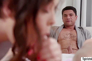 Ts Masseus Threesome Sex With Her Two Horny Client