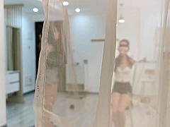 Two Asian Girls Blindfolded And Ball-gagged