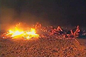 Two Hot Ladies Lick Pussy On The Beach!