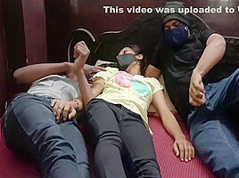 Two Step brothers Xxx Fuck Hot Step Sister Together - Desi Indian Threesome 15 Min