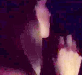 Two girlfriends give a public double blowjob in a movie thea