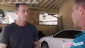 Two horny guys are fucking Ava Parker and Summer Day, while in the prison cell