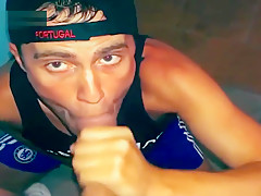 Ucranian shows at what he learned in Portugal Stairs Fuck