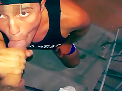 Ucranian shows at what he learned in Portugal Stairs Fuck