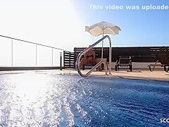 Underwater Sex With Curvy teen 18+ - German Holiday Fuck After She Caught Him Jerking