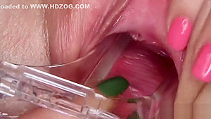 Unusual czech chick spreads her slim vagina to the peculiar