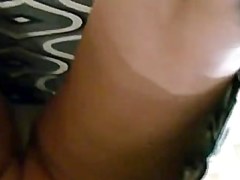 Upskirt of sexy business lady