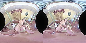 VRHUSH Naughty Pamela Morrison riding a cock