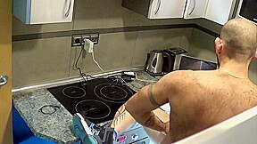 Video In The Kitchen Jess Used Raw By Step daddy - RawPornSpy