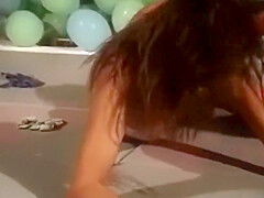 Vintage Catfight Video - Two Sexy Redheads Wrestling