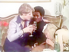 Vintage Interracial Threesome