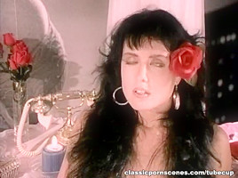 Vintage xxx movie scene of Jeanna Admirable masturbating