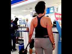 Walking ASS of Milf despite Her Husband