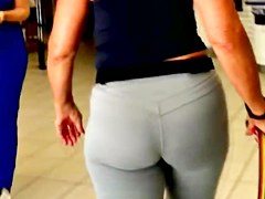 Walking ASS of Milf despite Her Husband