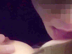 Watched asian gets licked