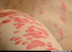 Waxed japanese babe is pussy fucked
