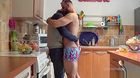 Webcam in the kitchen with Arab used raw by XXL cock - HomeWebCamera