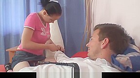 Wife shocked finding her Step mom riding his cock