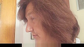 Wife shocked finding her Step mom riding his cock