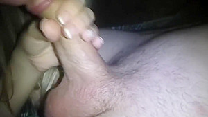 Woke him up to make a blowjob - he unexpectedly finished in my mouth